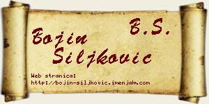 Bojin Šiljković vizit kartica
